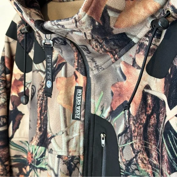 Rivers West Waterproof Camo Coat Men’s XL - Picture 6 of 16